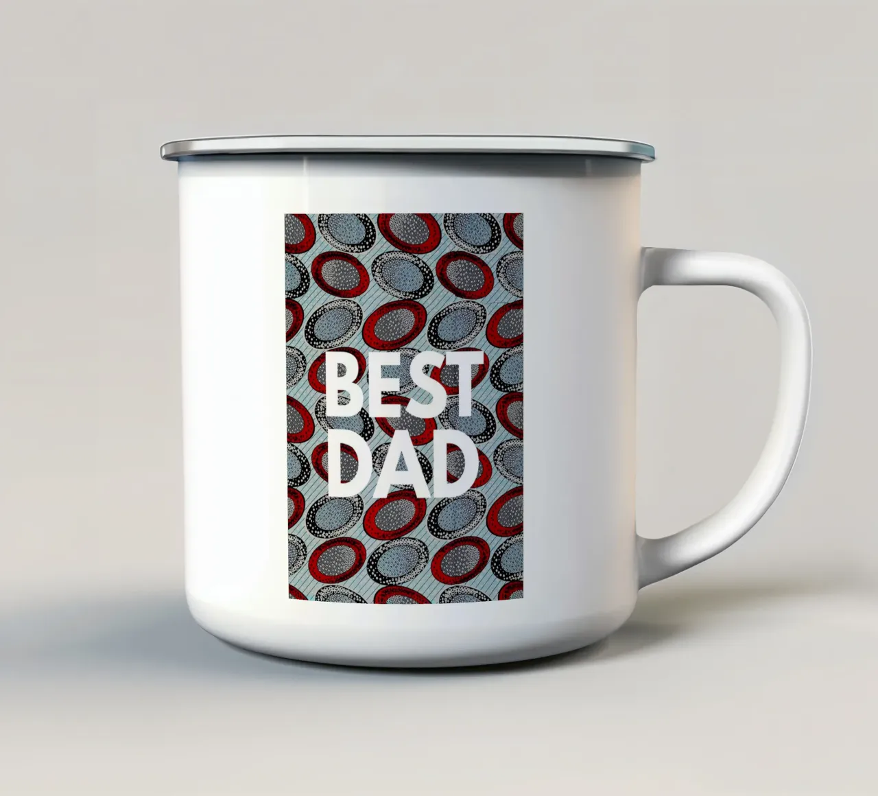 Best Dad tazza in smalto da Mathudace Créas