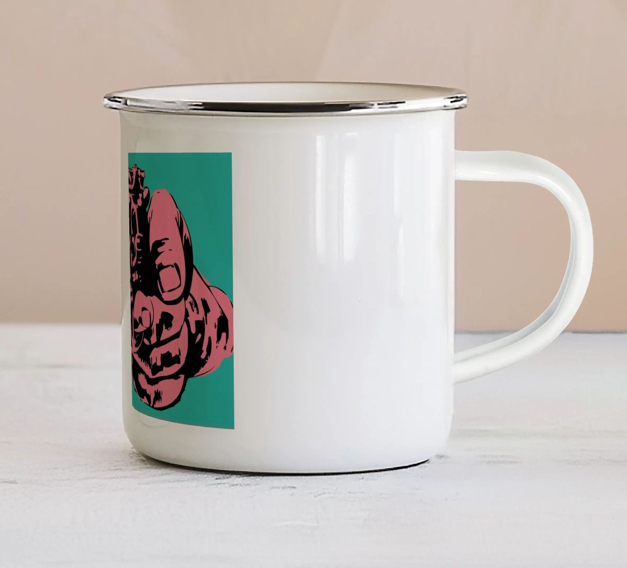 Gun 3 tazza in smalto da JRuggs
