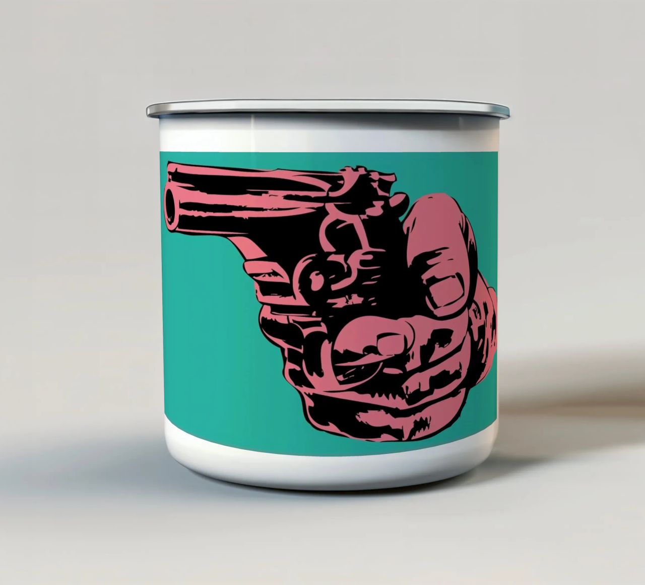 Gun 3 tazza in smalto da JRuggs