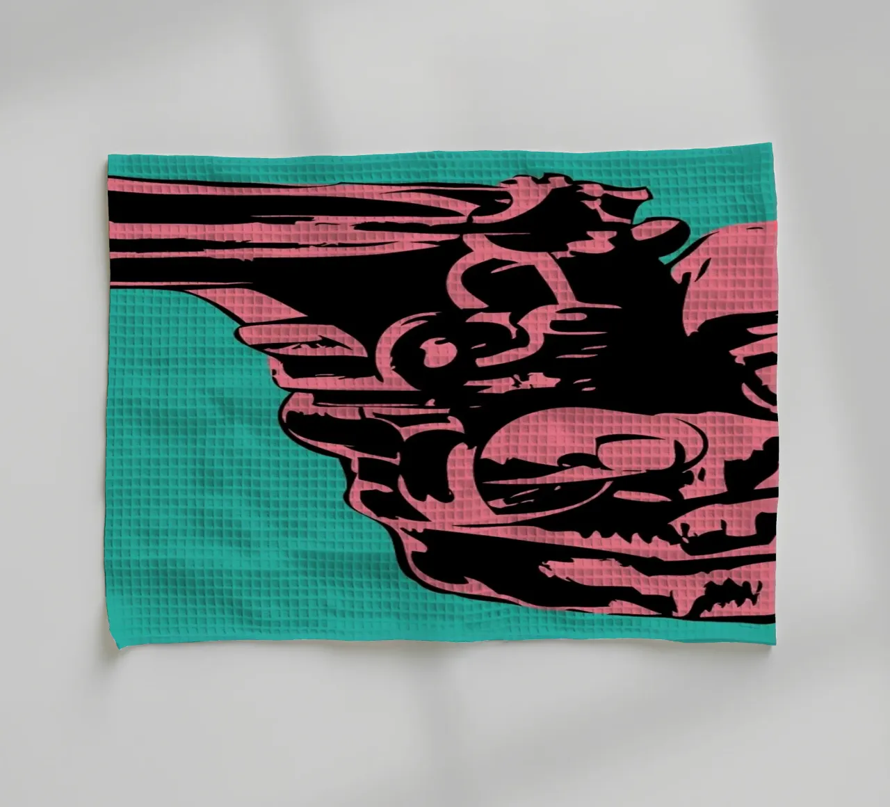 Gun 3 tea towel by JRuggs