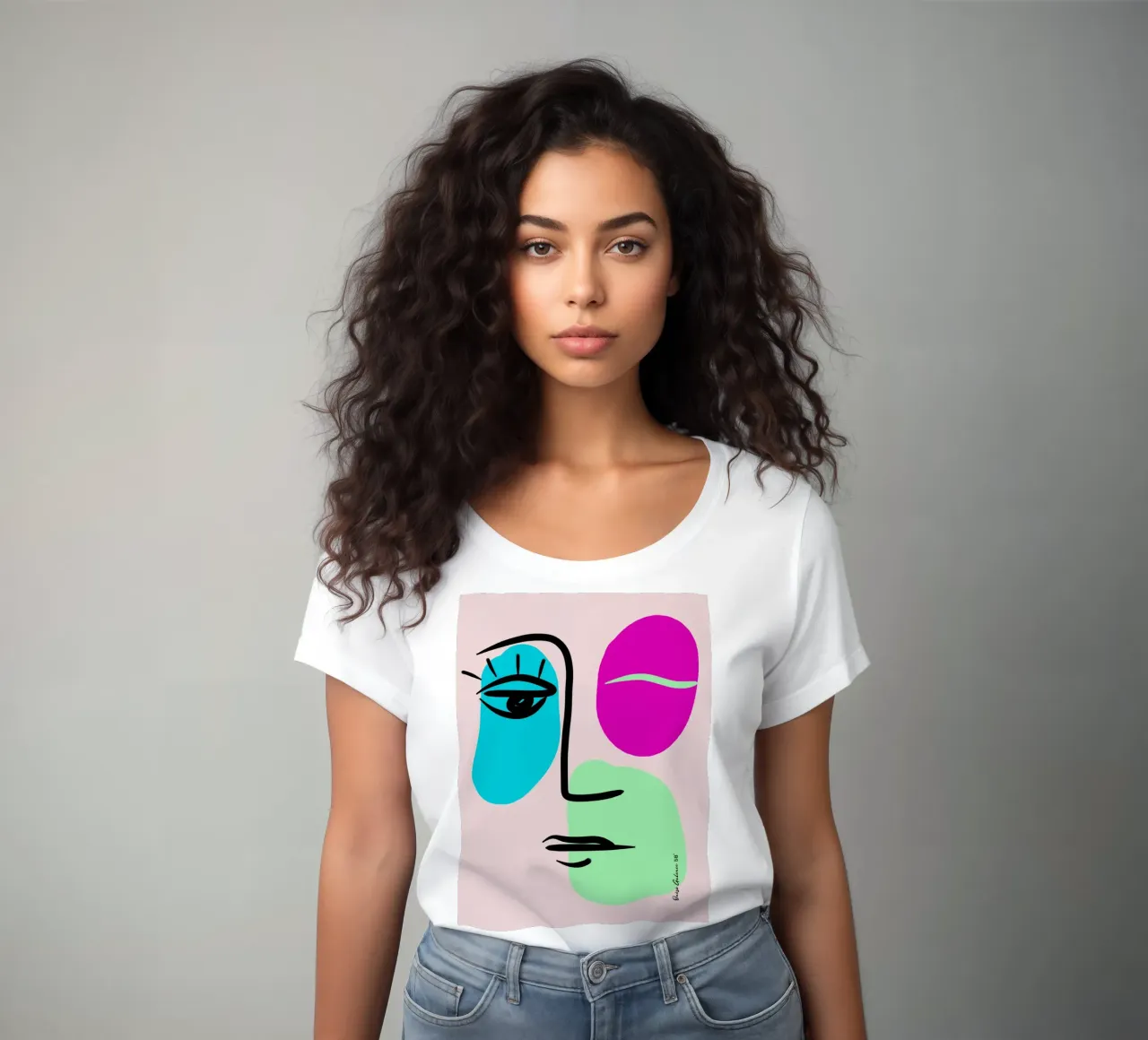 Playful Edges camiseta de mujer de Mike Leymi