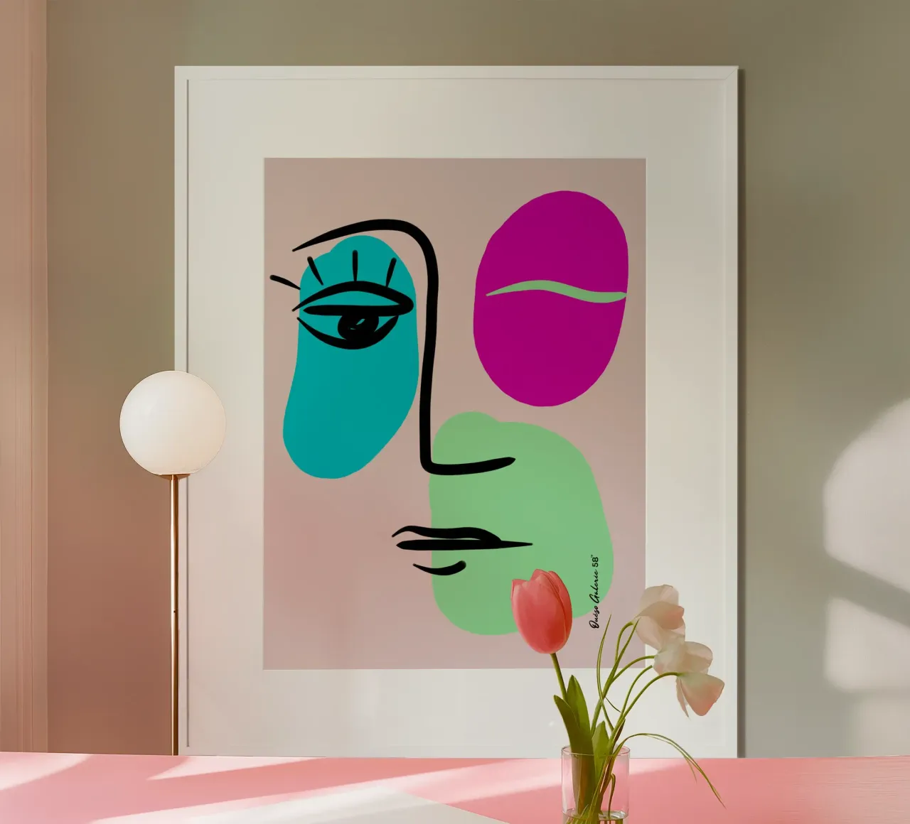 Playful Edges Poster von Mike Leymi