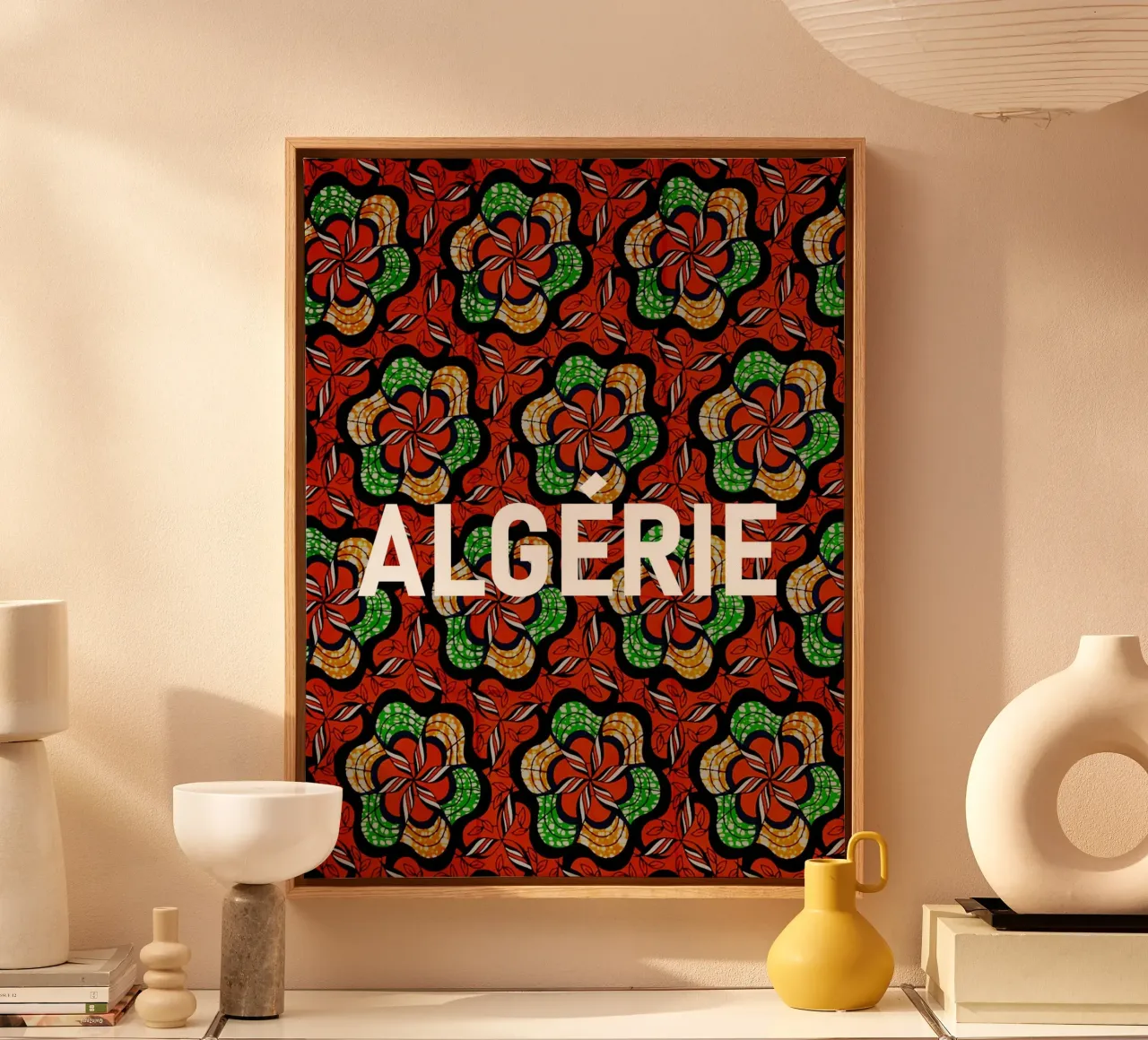 Algérie canvas met Baklijst van Mathudace Créas