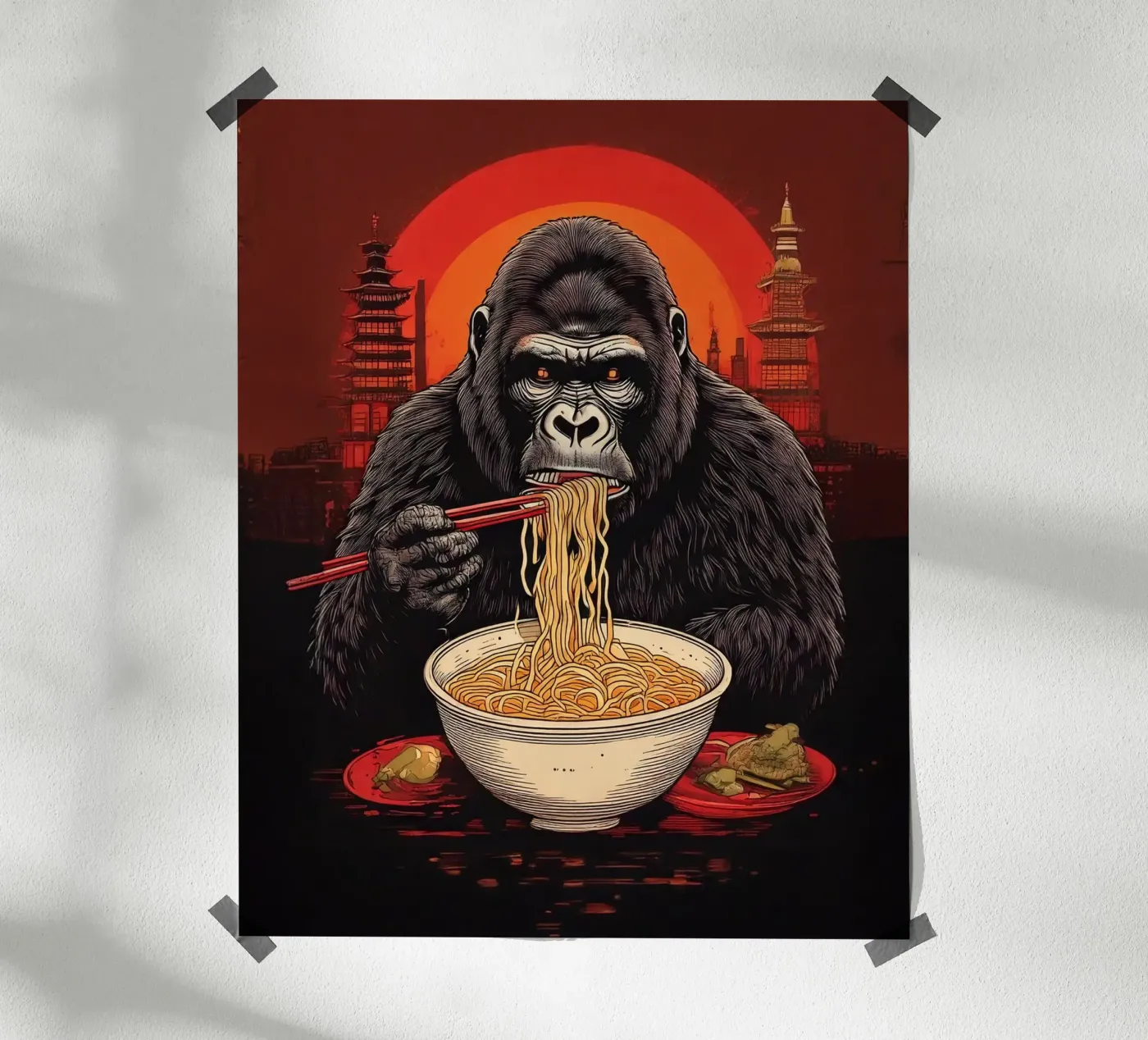 Eating Gorillaz poster da tylerstudio