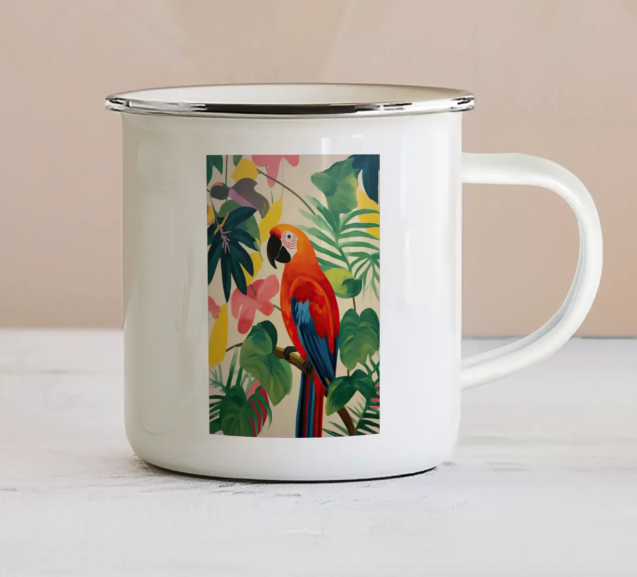 Vita nella giungla tazza in smalto da DaarbyN