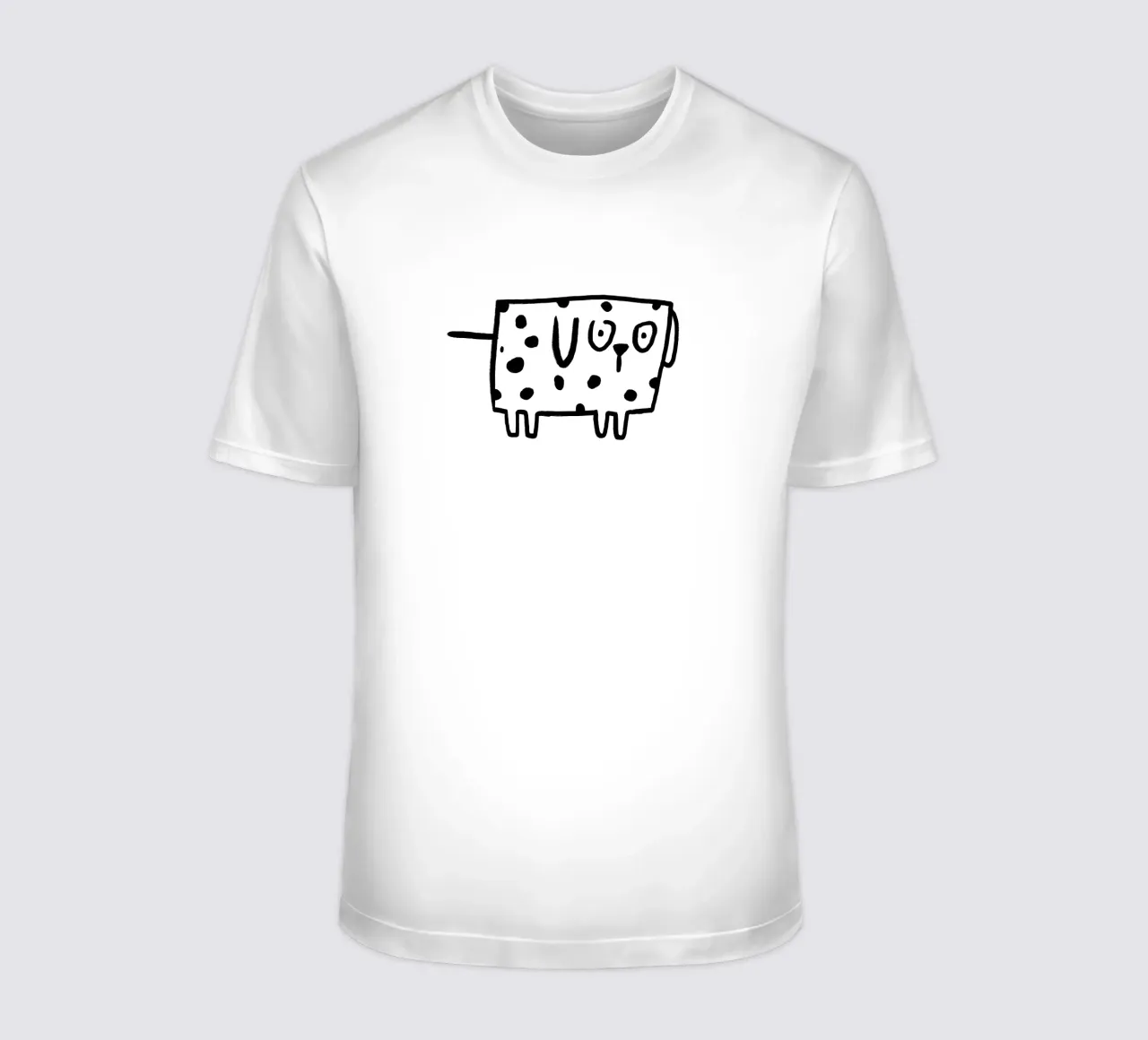 Cane maculato t-shirt da aucontraire