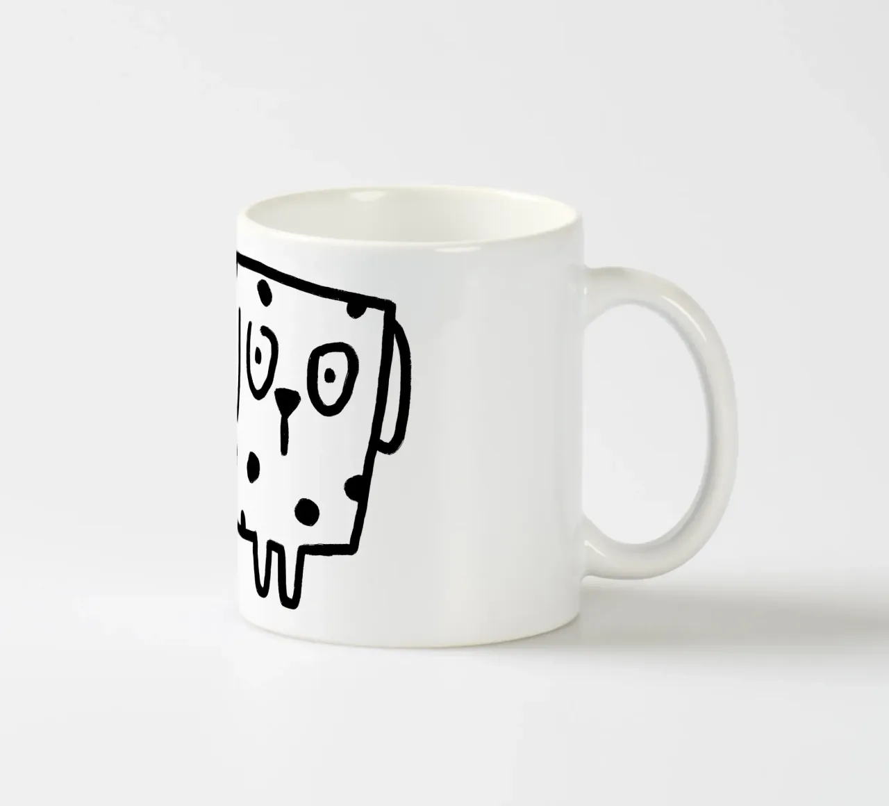 Cane maculato tazza in ceramica da aucontraire
