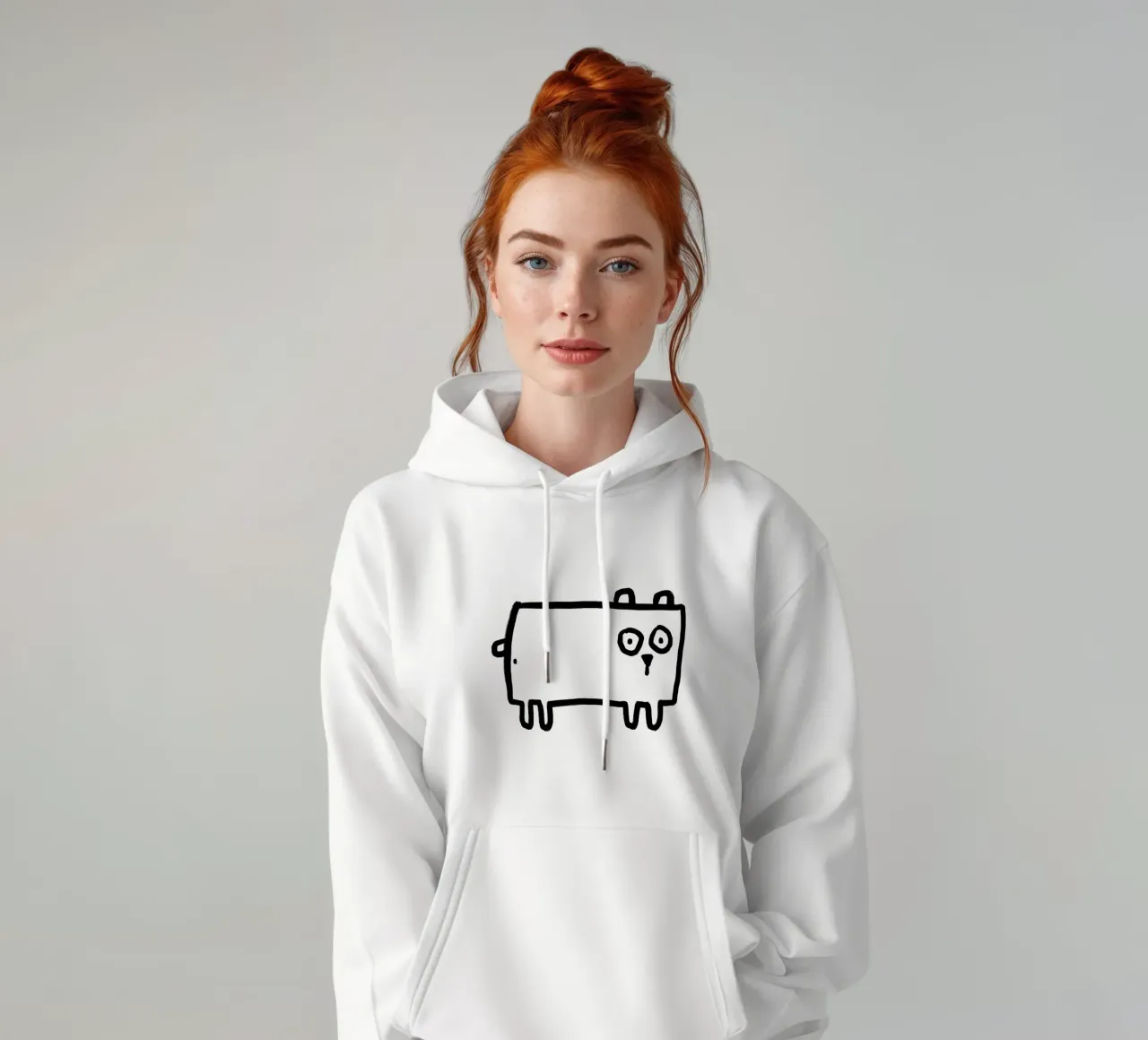 Orso felpa con cappuccio da aucontraire