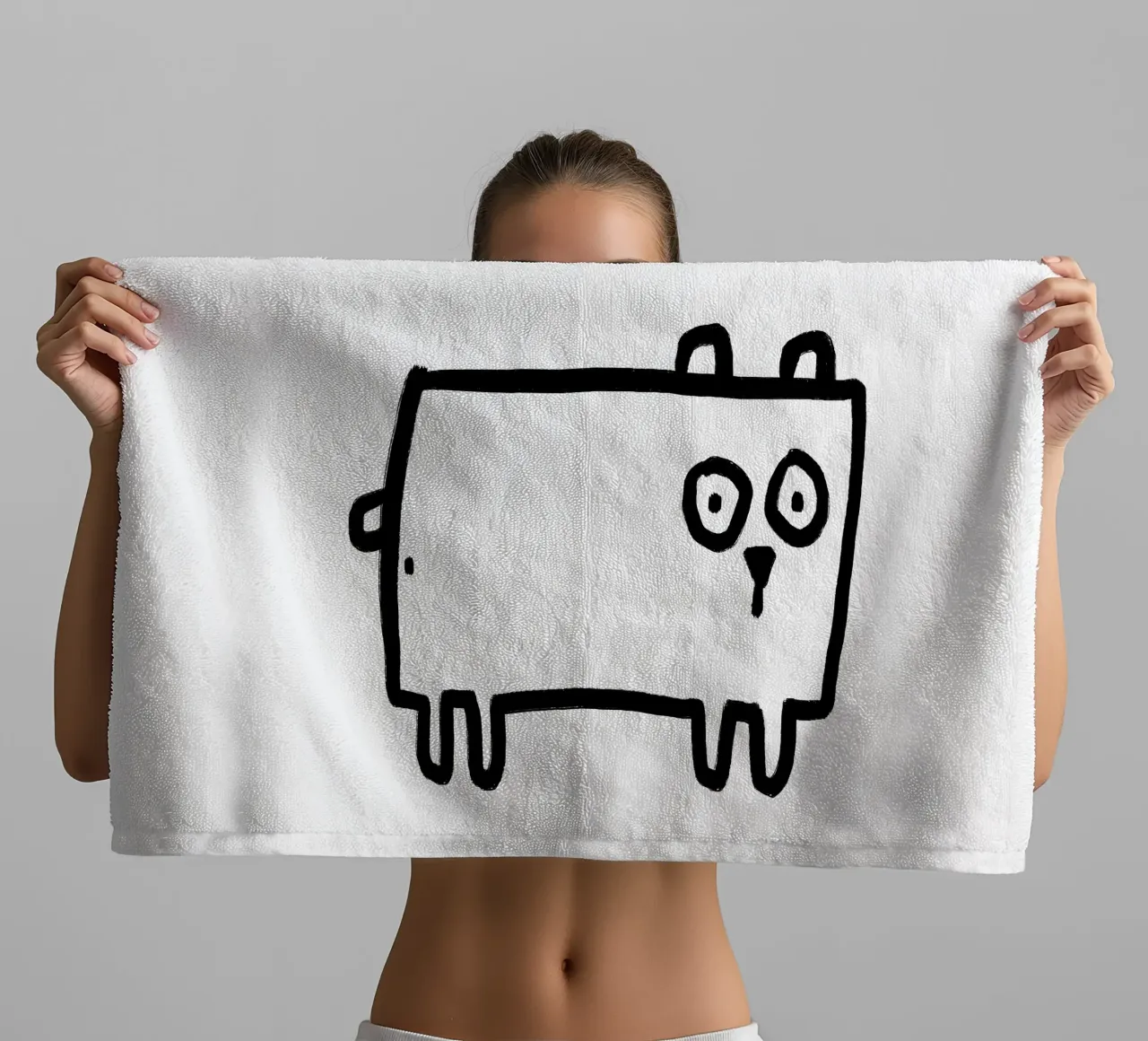 Orso asciugamano da bagno da aucontraire