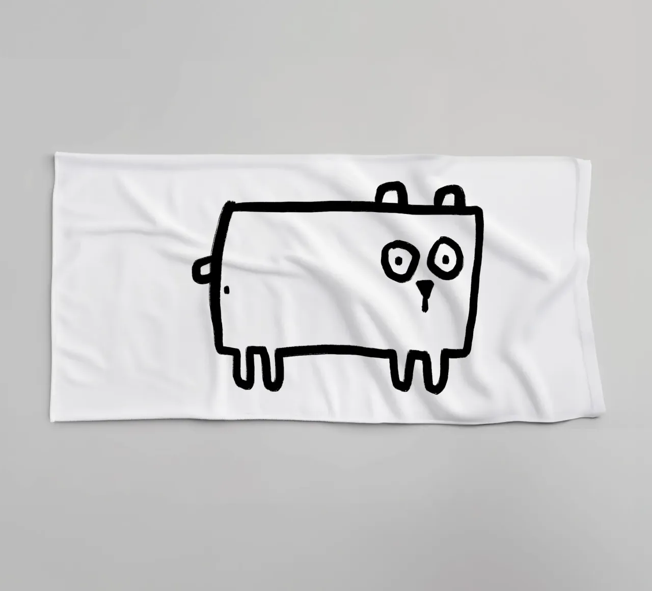Orso asciugamano da bagno da aucontraire