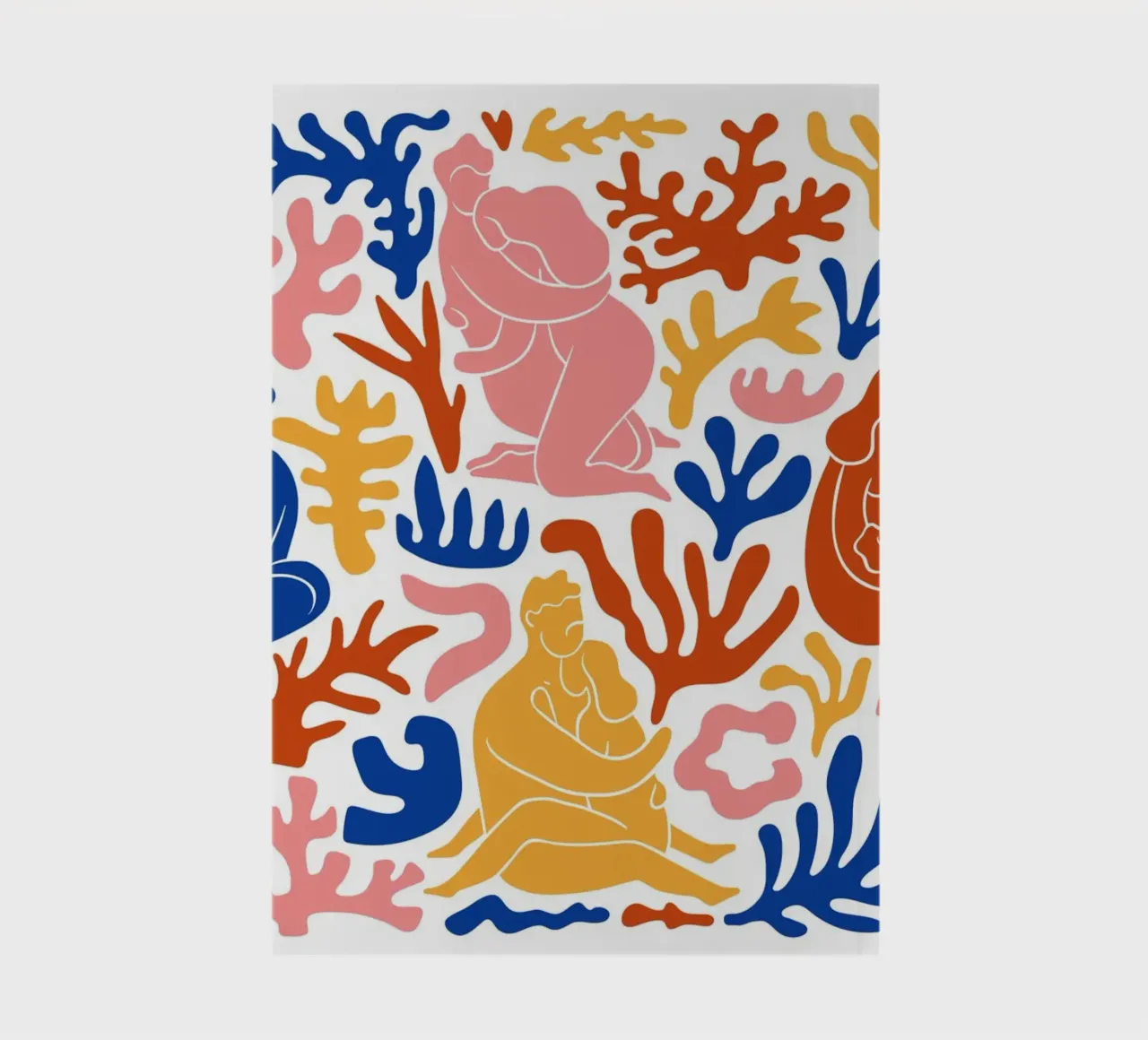 Embracing couples set notebook by LisaArtes