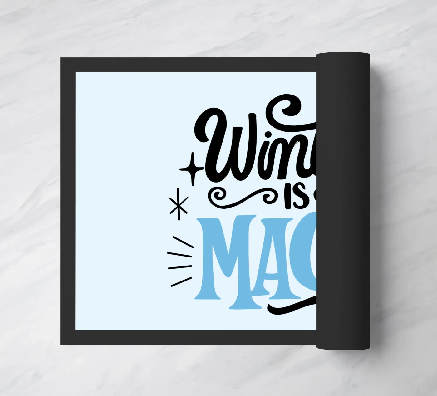 Winter is magic doormat by Kiroiharu