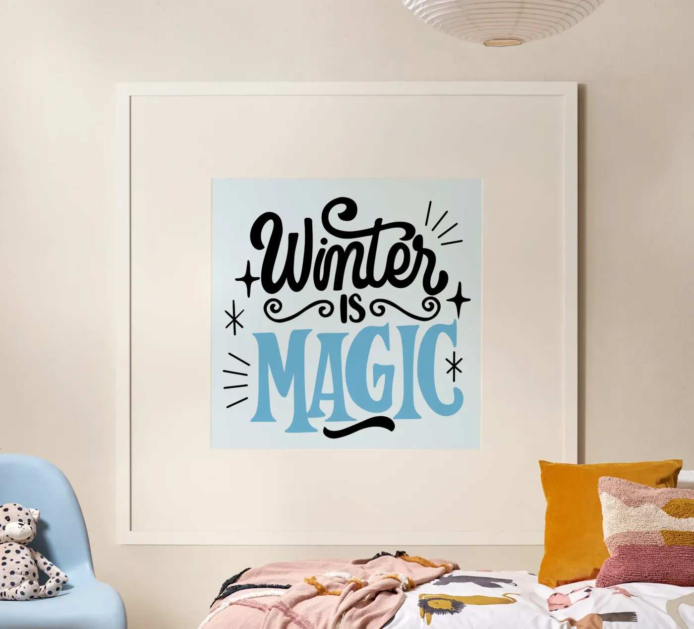Winter is magic poster by Kiroiharu