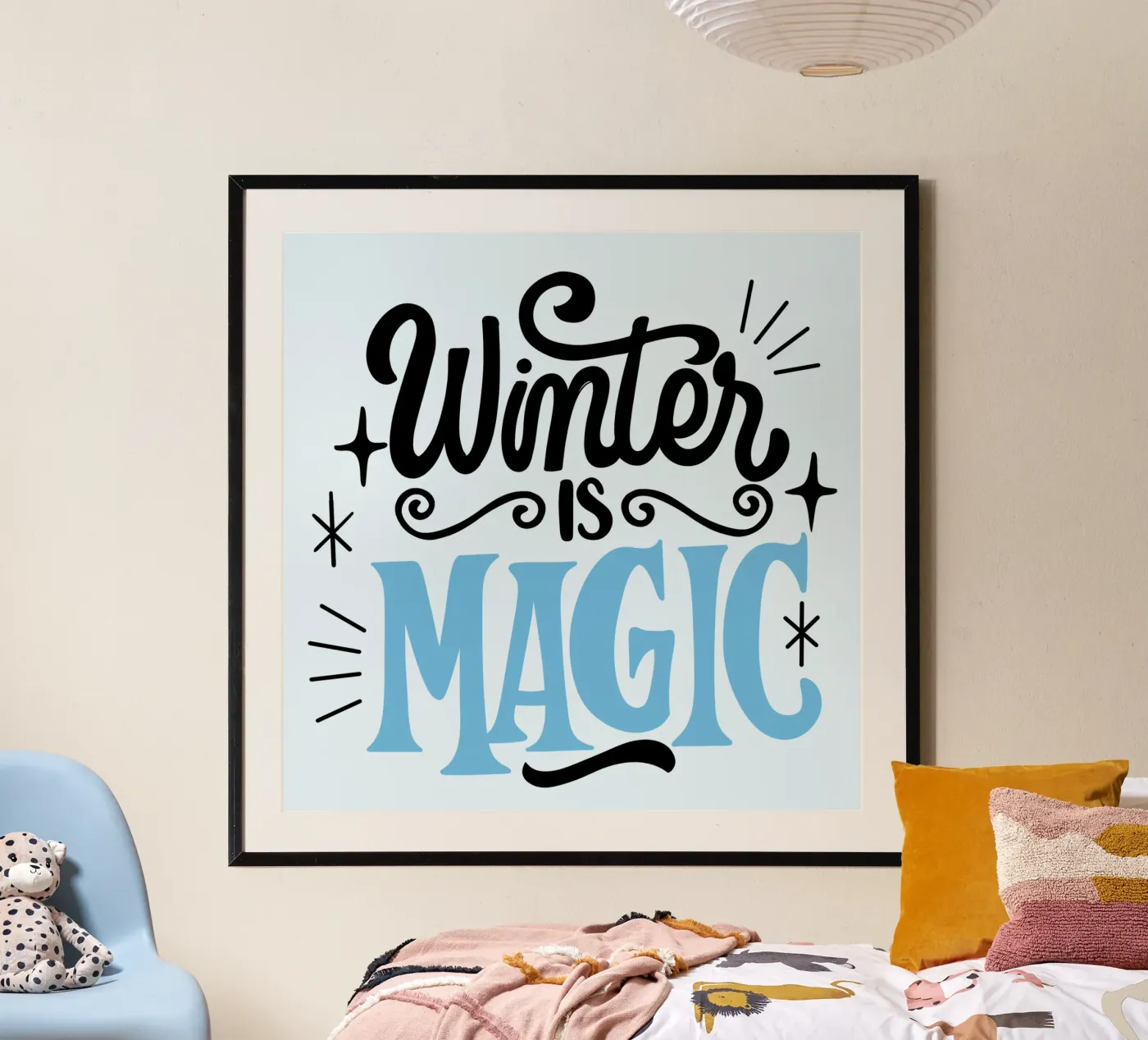 Winter is magic poster by Kiroiharu