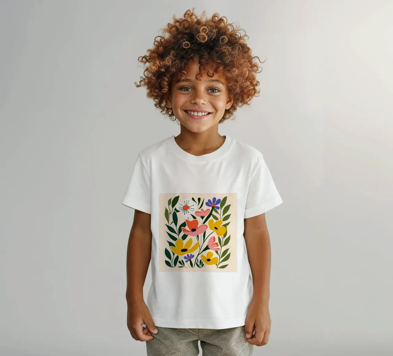 Flower mix t-shirt bambini da LisaArtes