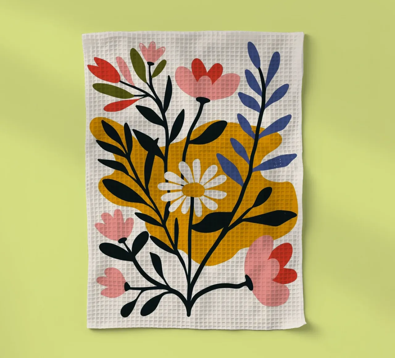 Floral arrangements tea towel by LisaArtes