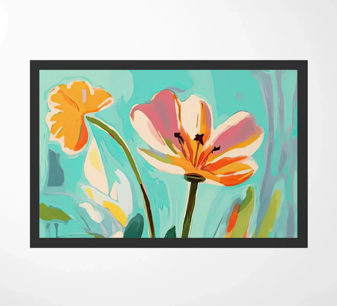 Wild Bloom doormat by DaarbyN