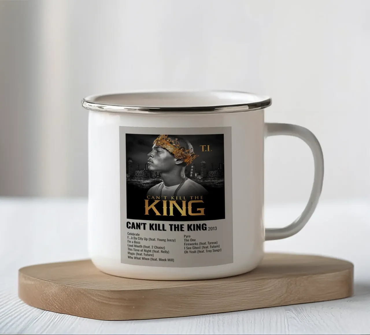 CAN'T KILL THE KING 2013 tazza in smalto da SoundStudio