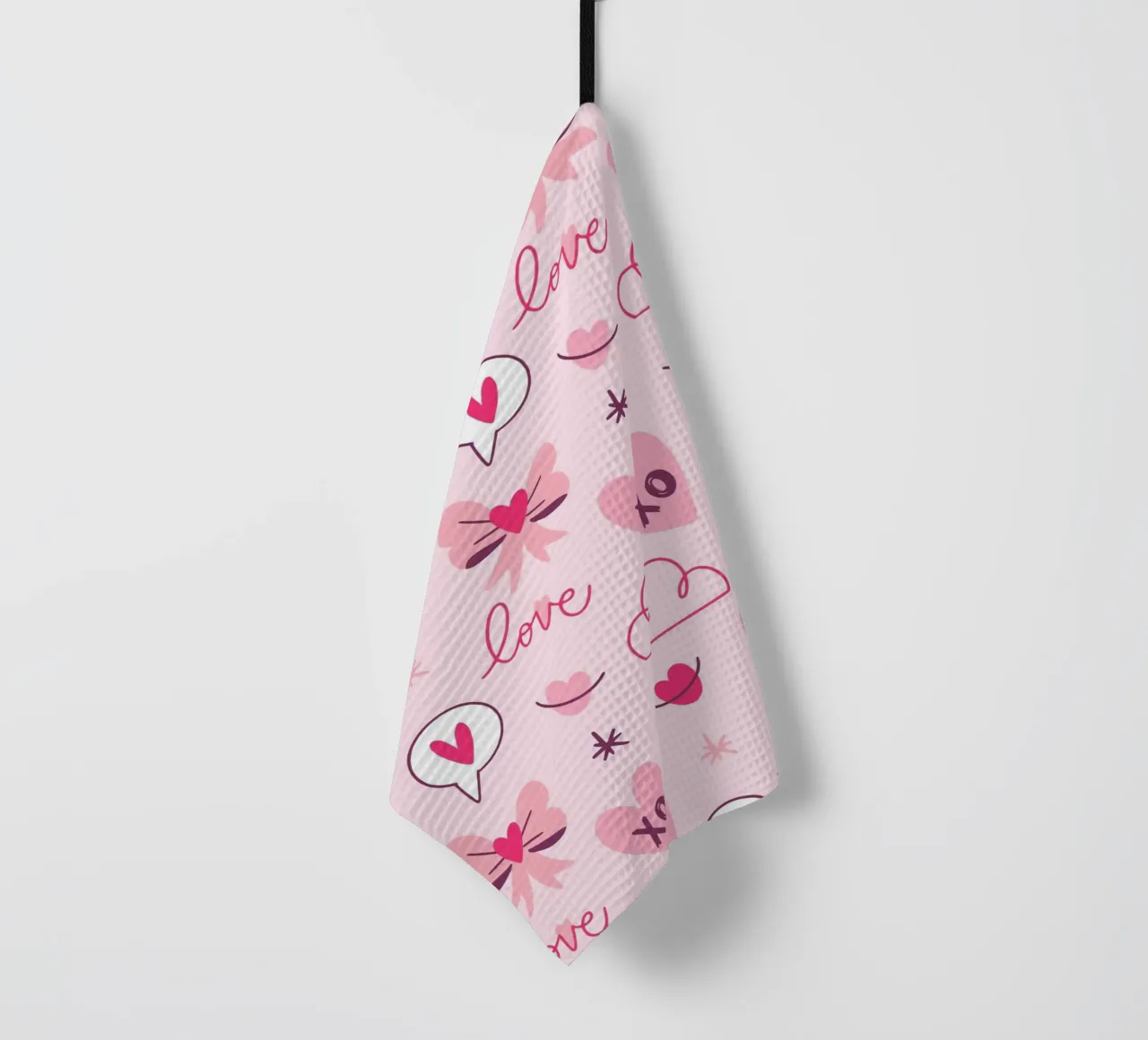 Amore e cuori canovaccio da cucina da Kiroiharu