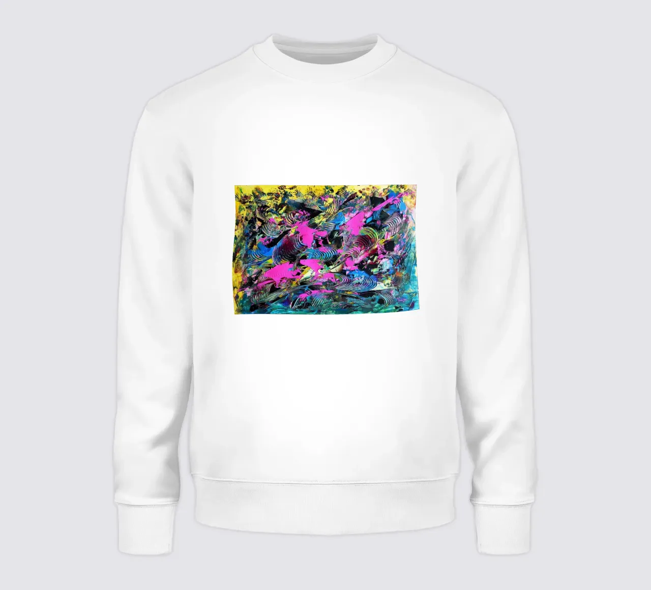 IDEAL GIFT 92 felpa da Thierry Vobmann Abstract painting