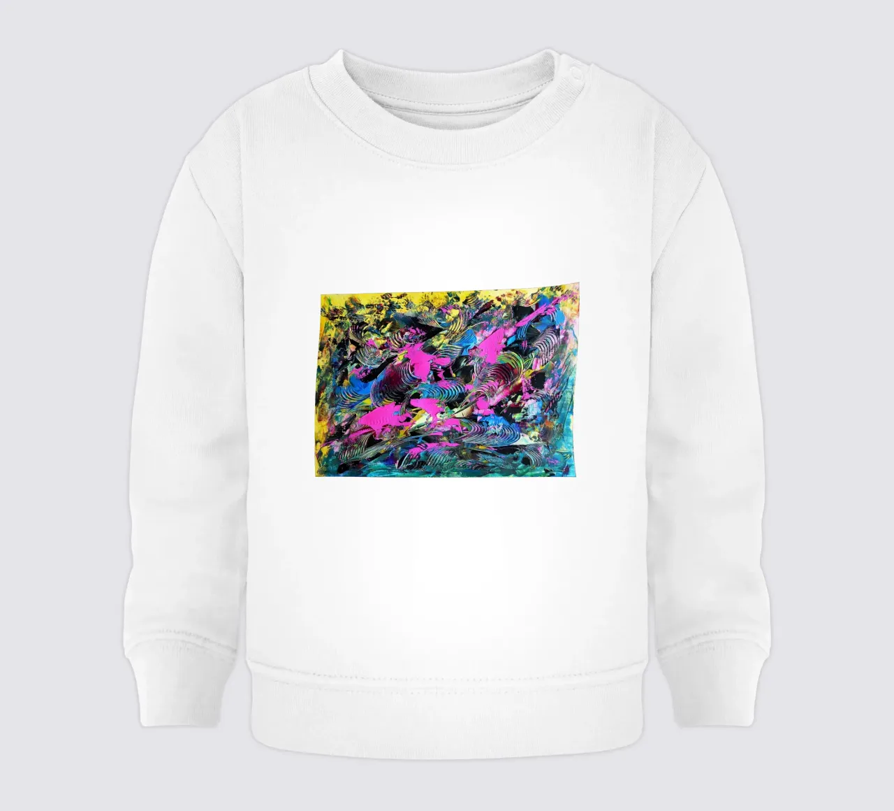IDEAL GIFT 92 felpa neonato da Thierry Vobmann Abstract painting