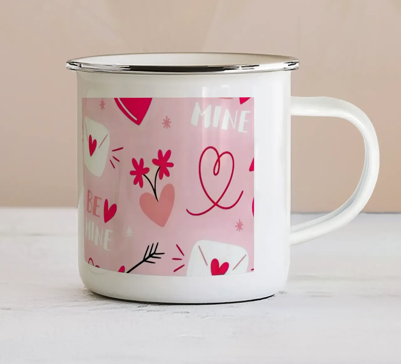 Love Letters tazza in smalto da Kiroiharu