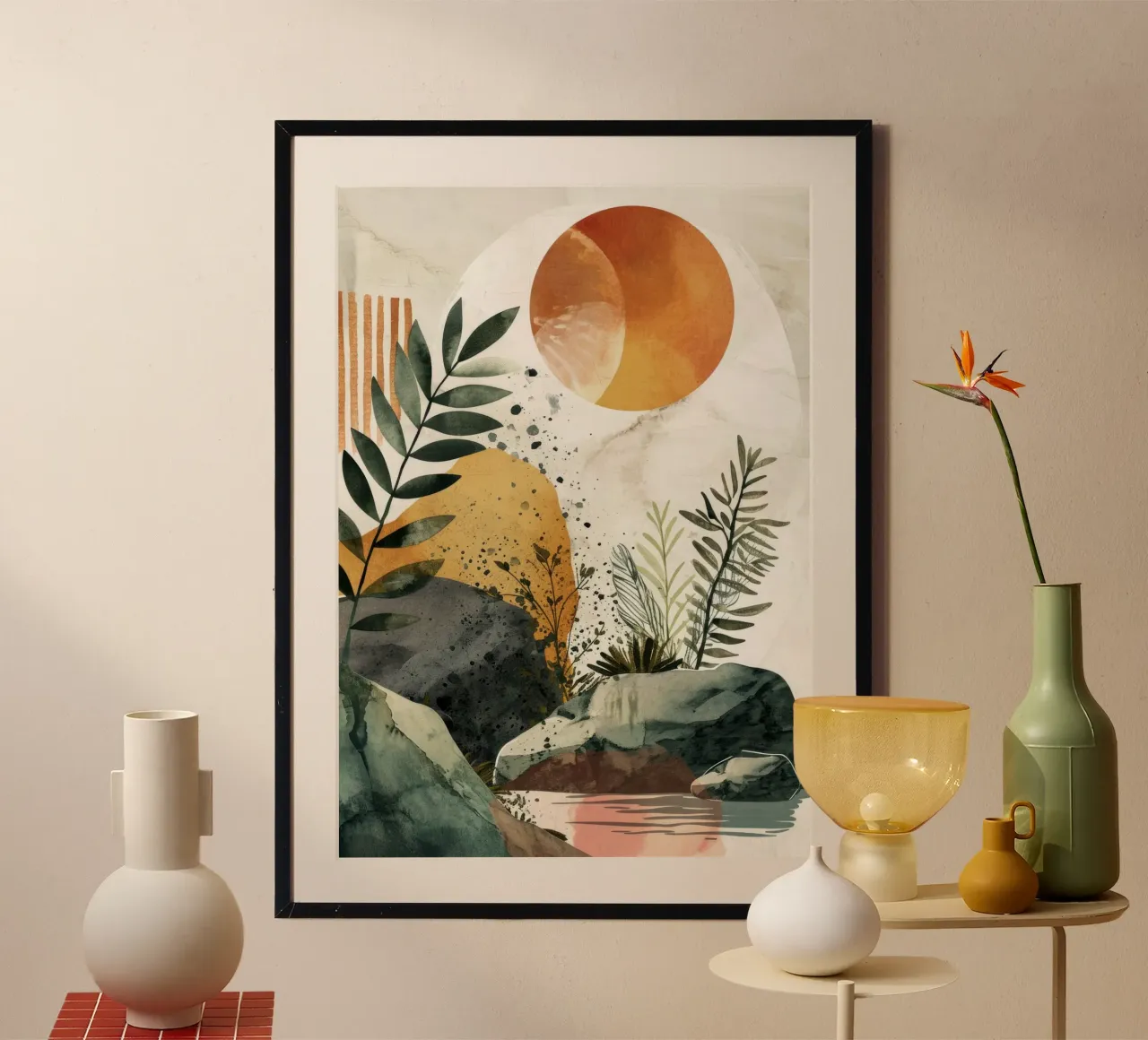 Arte di rilassamento minimale e calma poster da Justyna Jaszke JBJart