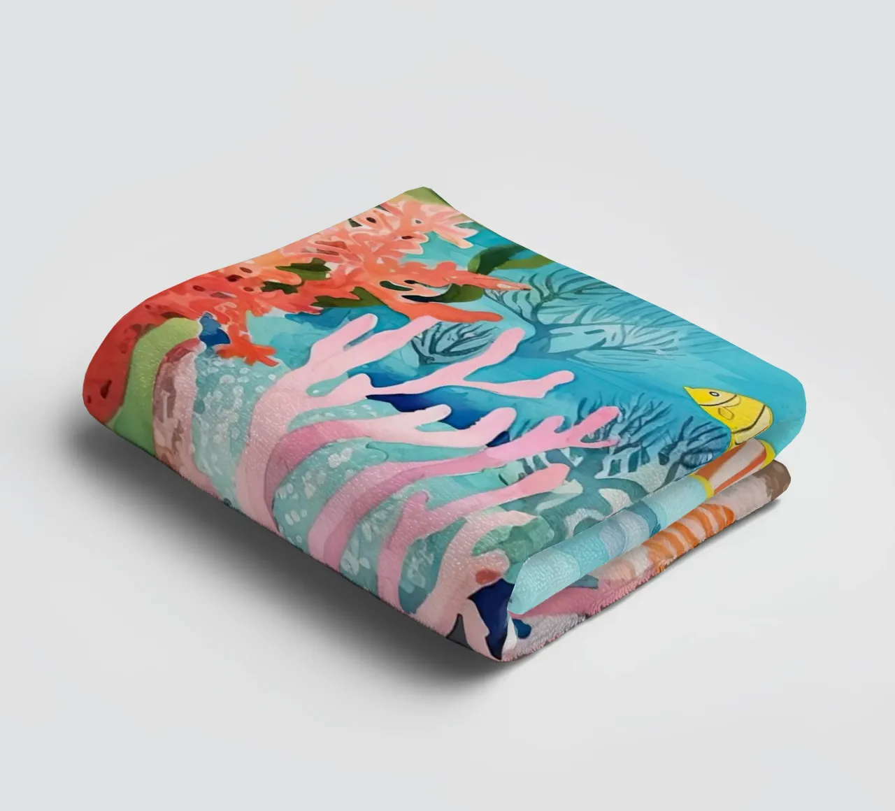 Tropical Depths towel by DaarbyN