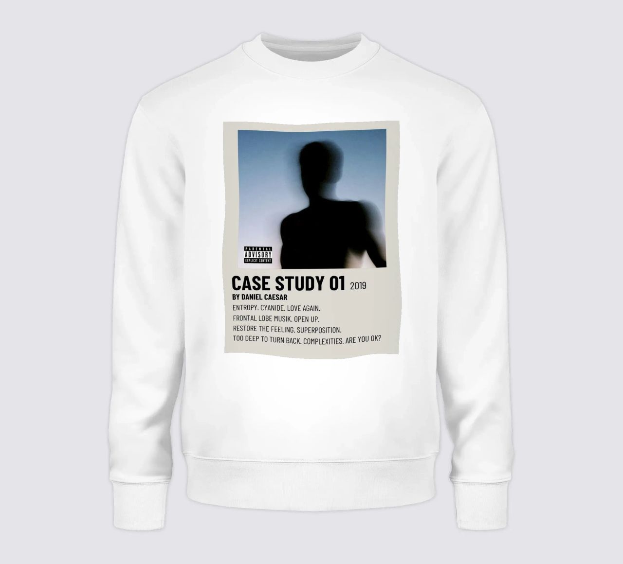 CASE STUDY 01 2019 BY DANIEL CAESAR felpa da SoundStudio