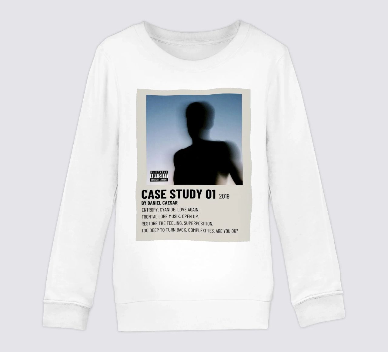 CASE STUDY 01 2019 BY DANIEL CAESAR felpa bambino da SoundStudio