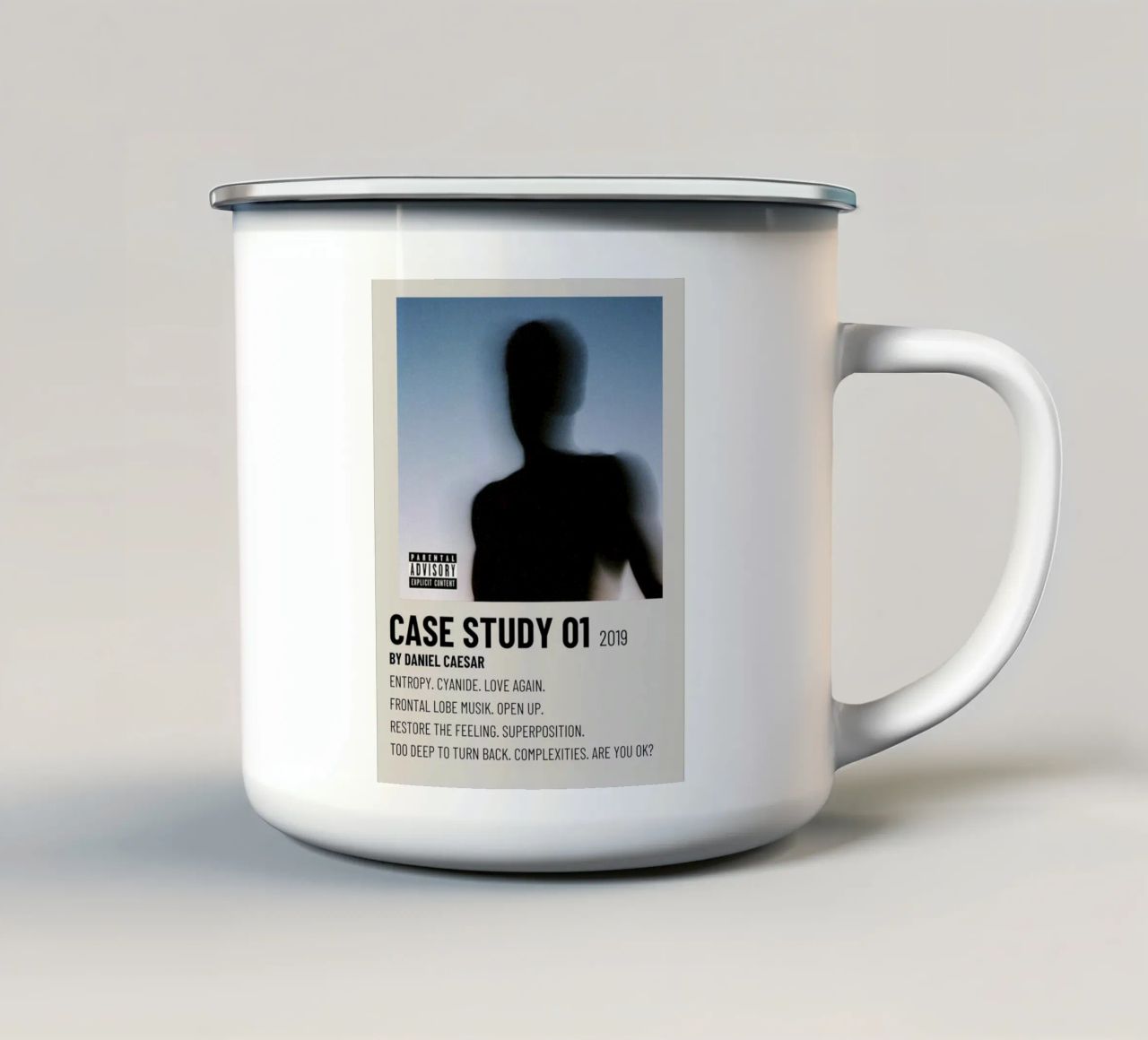 CASE STUDY 01 2019 BY DANIEL CAESAR tazza in smalto da SoundStudio