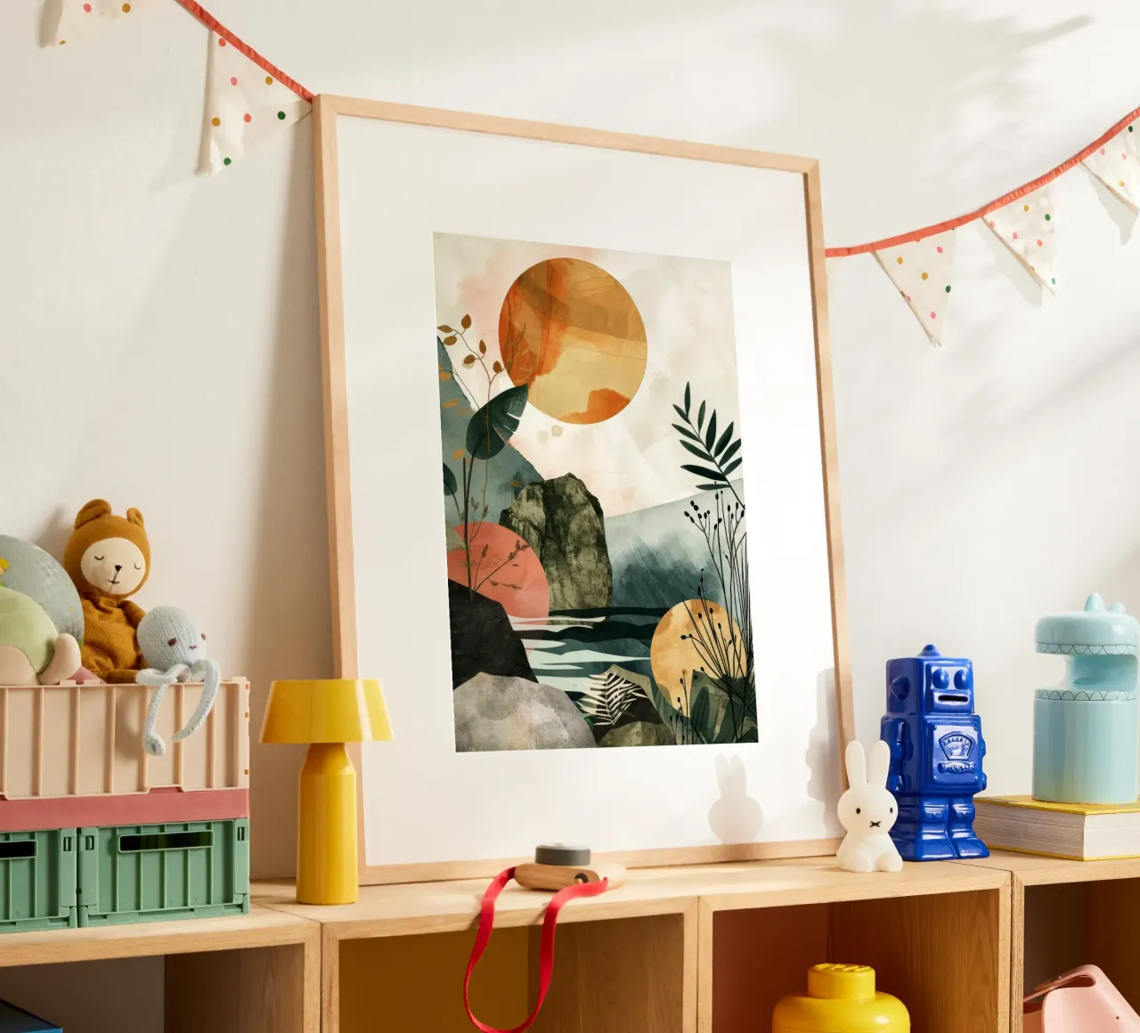 Arte di rilassamento minimale e calma poster da Justyna Jaszke JBJart