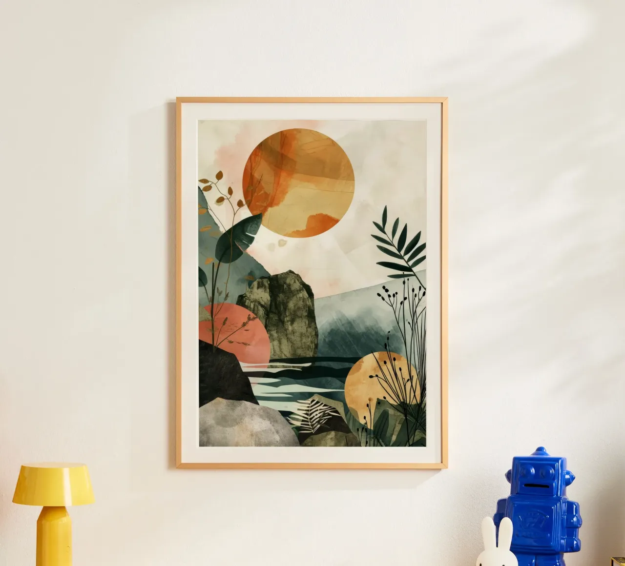 Arte di rilassamento minimale e calma poster da Justyna Jaszke JBJart