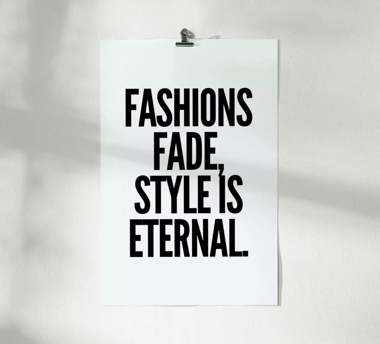 fashion poster da Mottos by Sinan Saydik