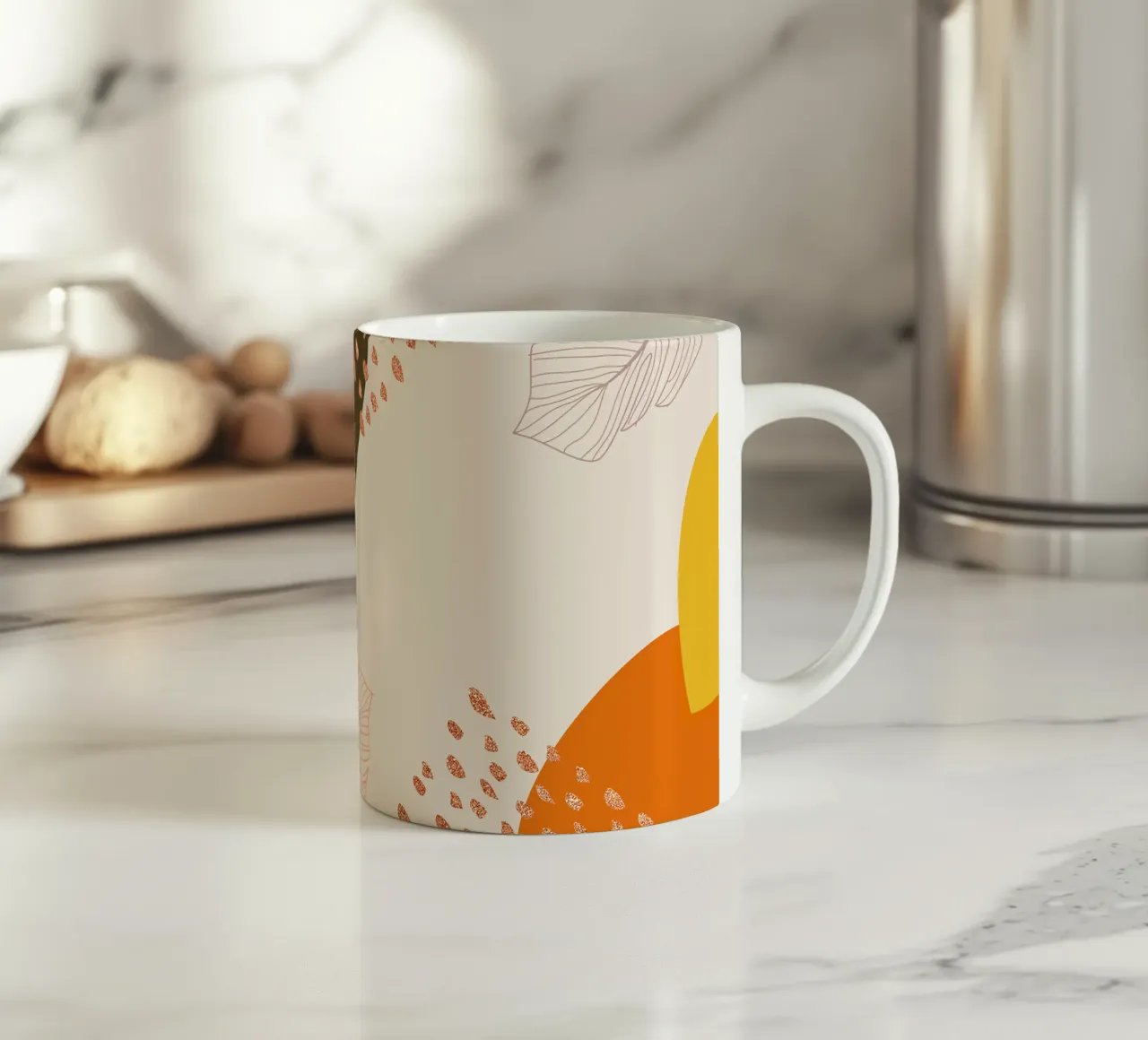 Autunno astratto tazza in ceramica da Kiroiharu
