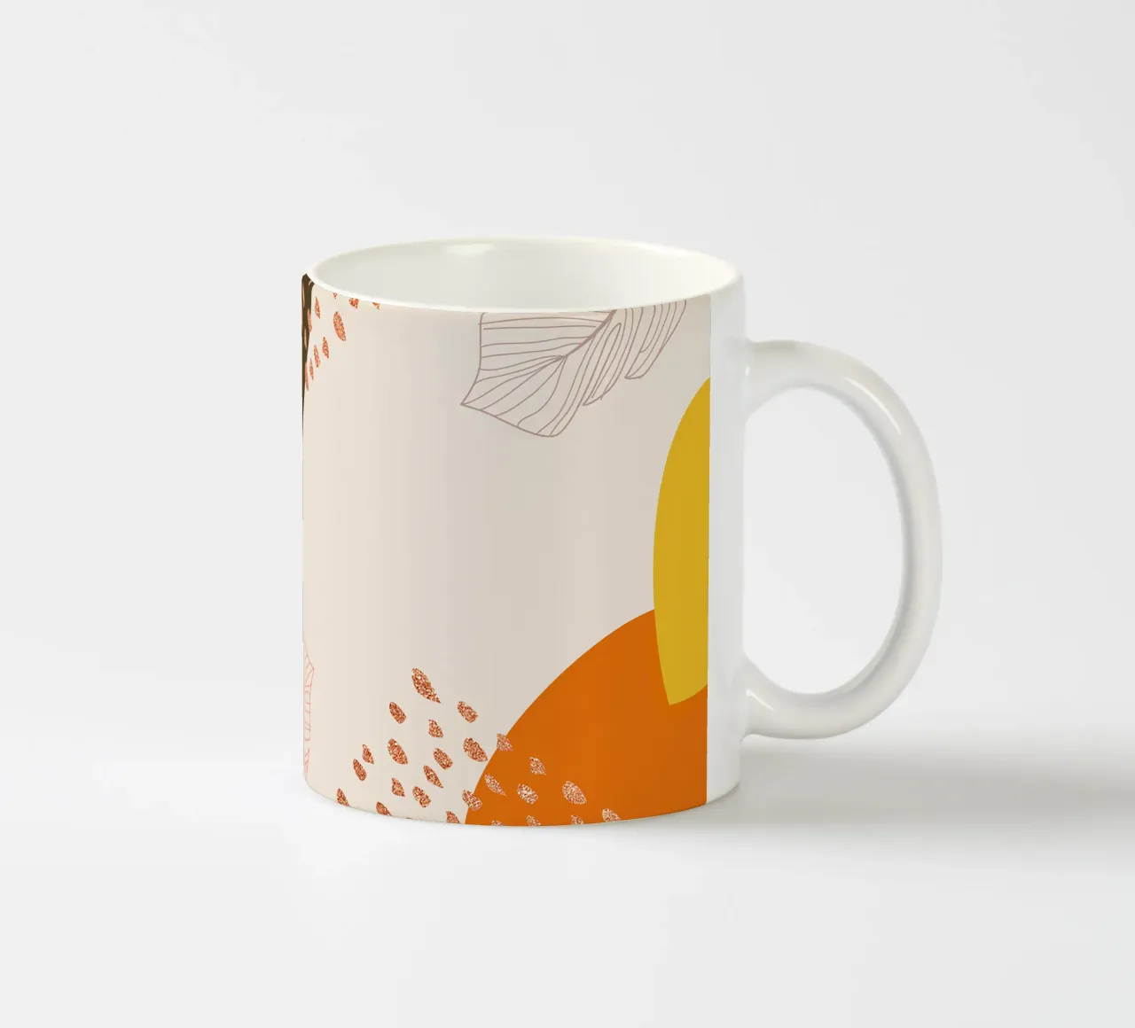 Autunno astratto tazza in ceramica da Kiroiharu