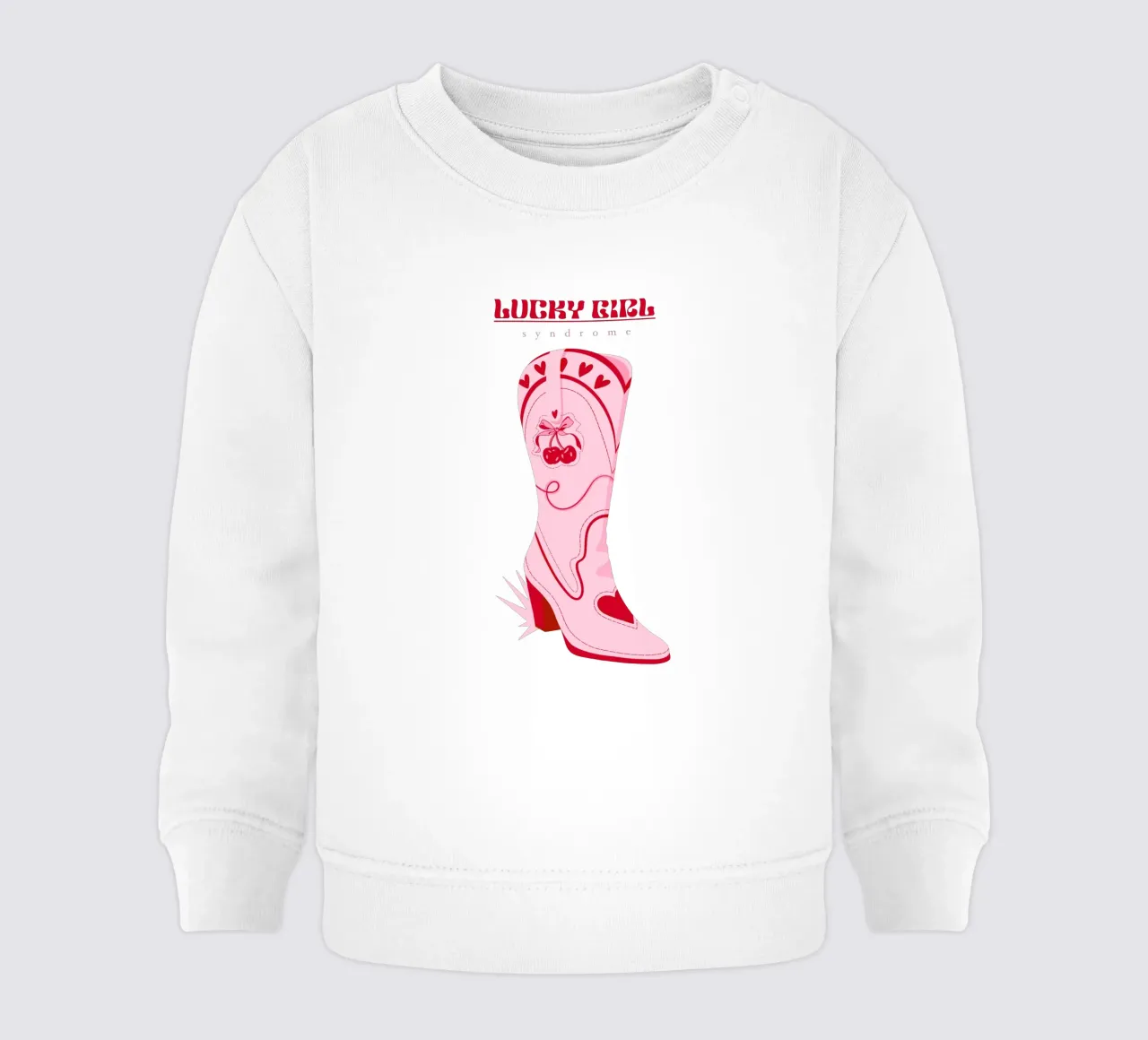 Síndrome de la chica afortunada sudadera de bebé de Kika illu