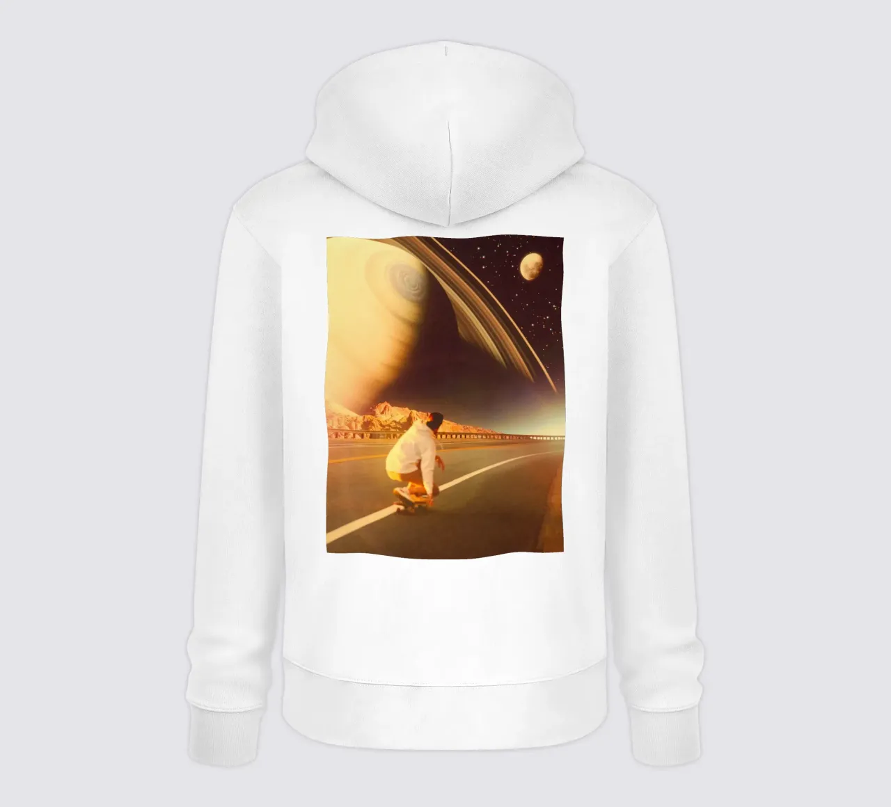 Spazio Sk8r felpa con cappuccio da Taudalpoi