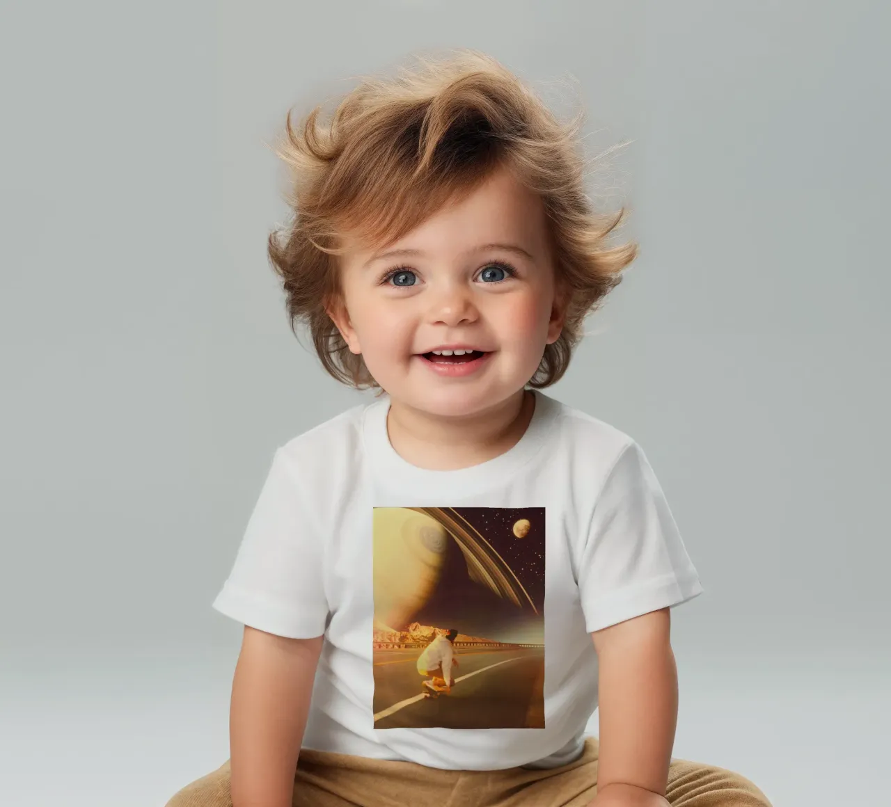Space Sk8r baby t-shirt by Taudalpoi