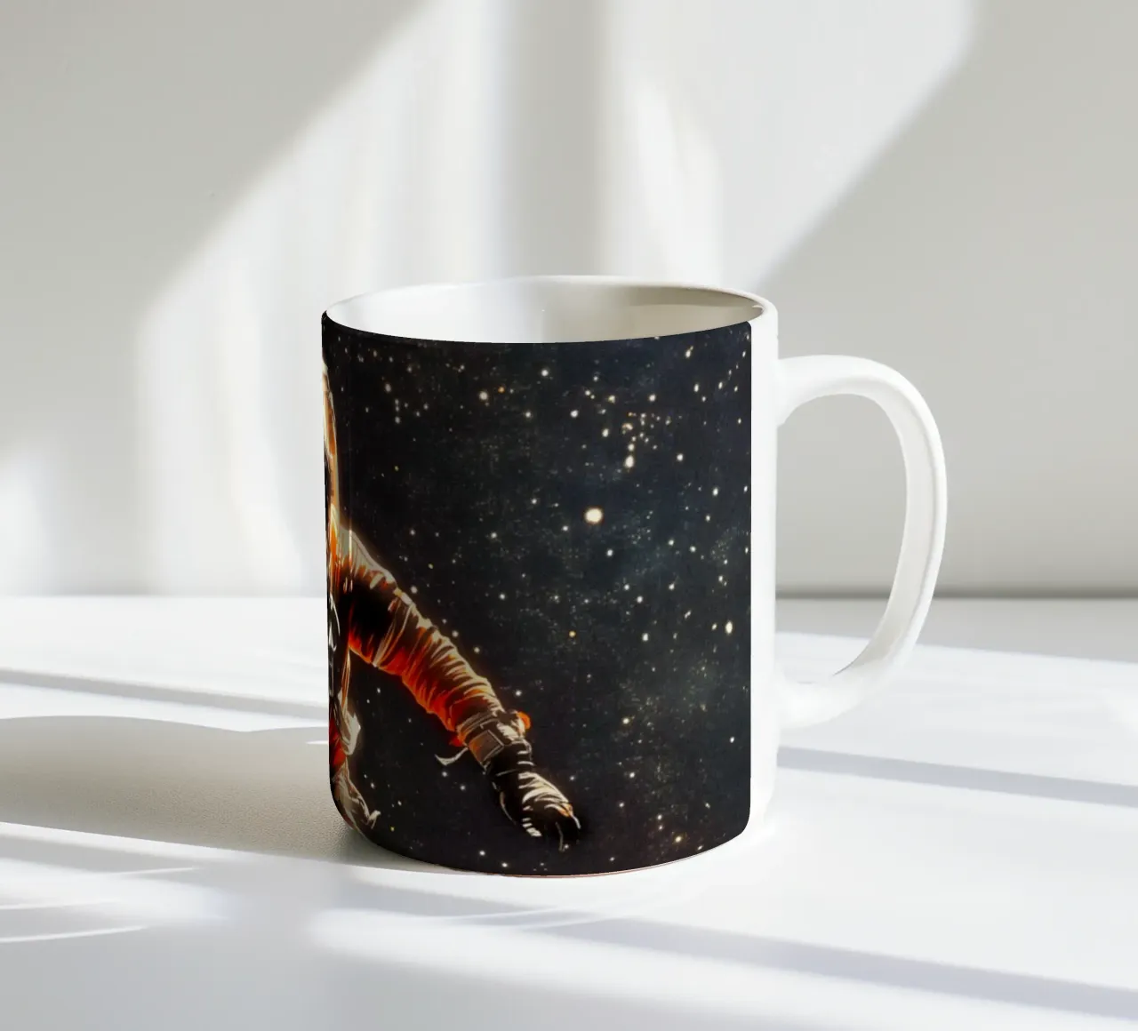 Astronauta nello spazio tazza in ceramica da Taudalpoi