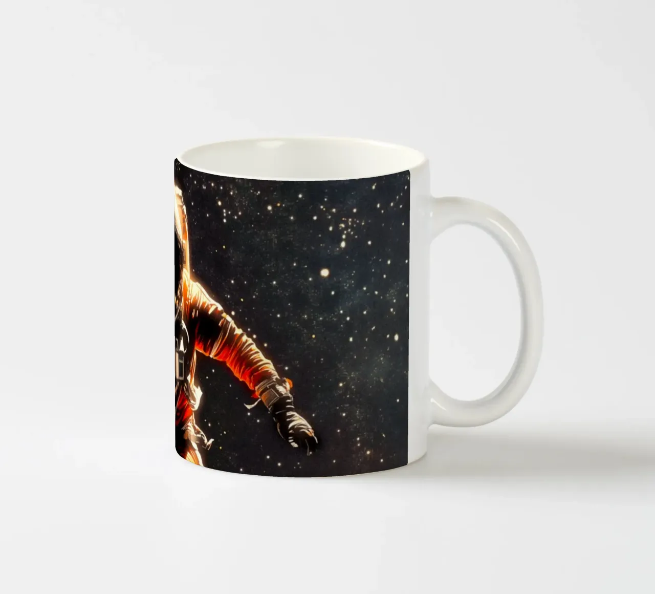 Astronauta nello spazio tazza in ceramica da Taudalpoi