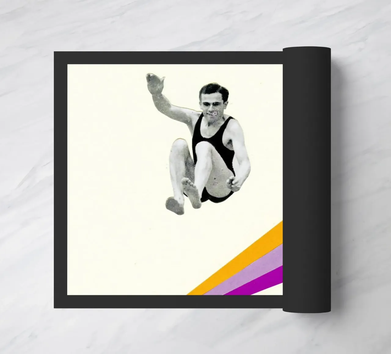 Posso saltare più in alto zerbino da Cassia Beck Collage