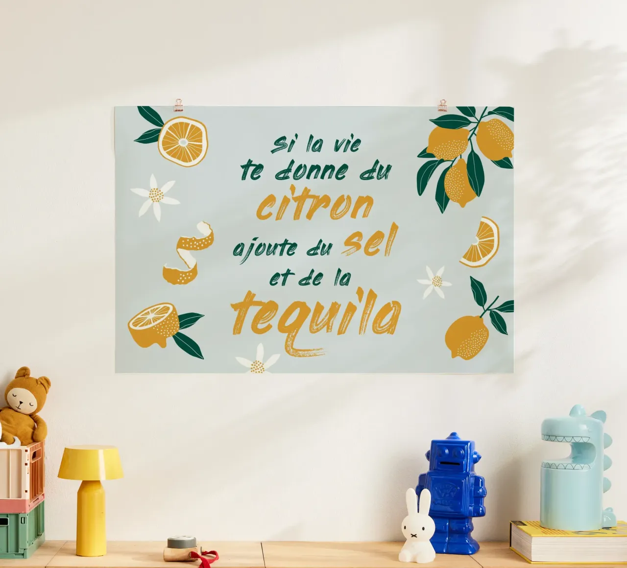 si la vie te donne du citron ajoute du sel te de la tequila carta hahnemühle da alice