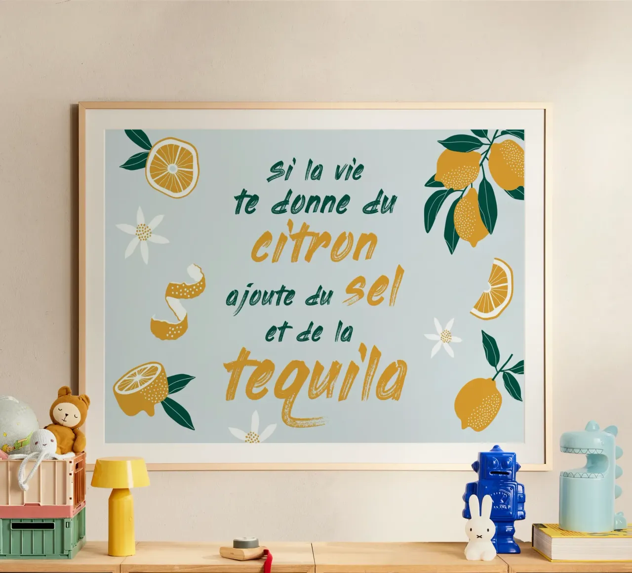 si la vie te donne du citron ajoute du sel te de la tequila carta hahnemühle da alice