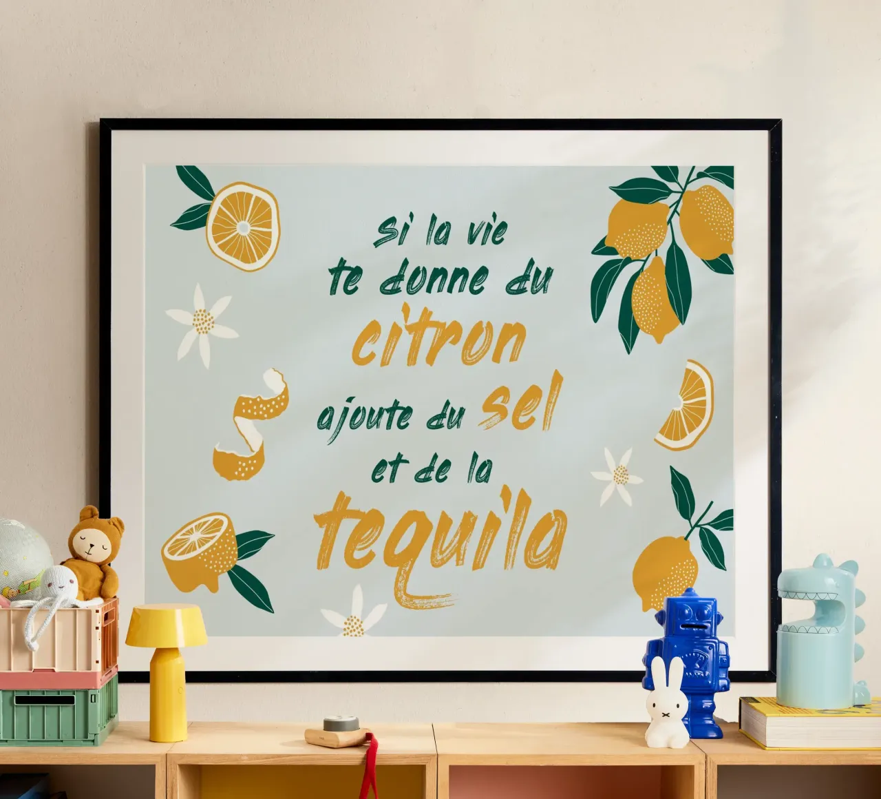 si la vie te donne du citron ajoute du sel te de la tequila carta hahnemühle da alice