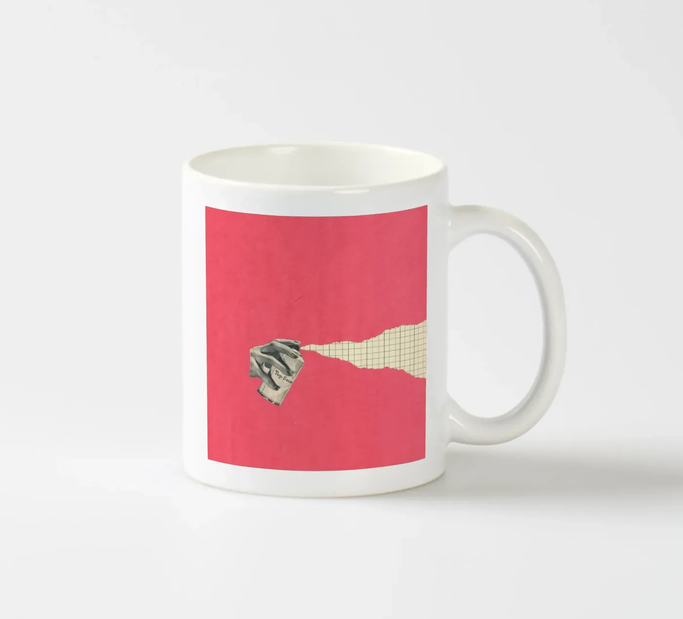 Spray Torn ceramic mug by Carlos Quitério