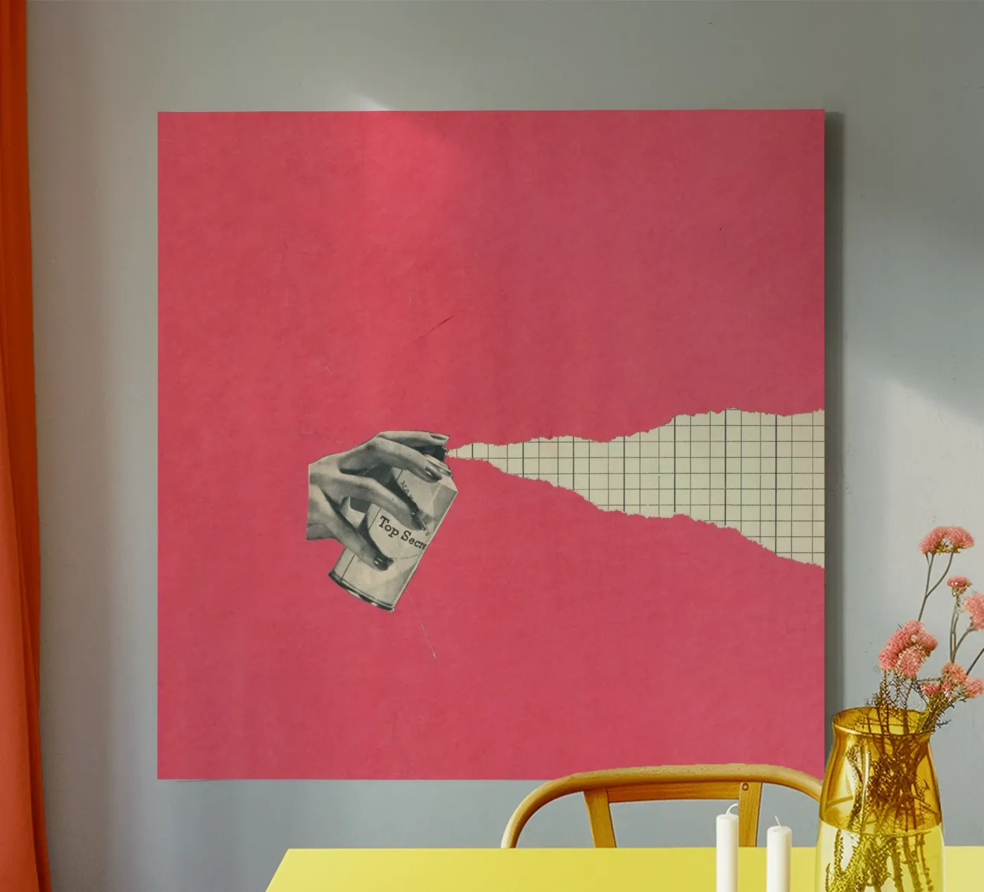 Spray Torn tela da Carlos Quitério