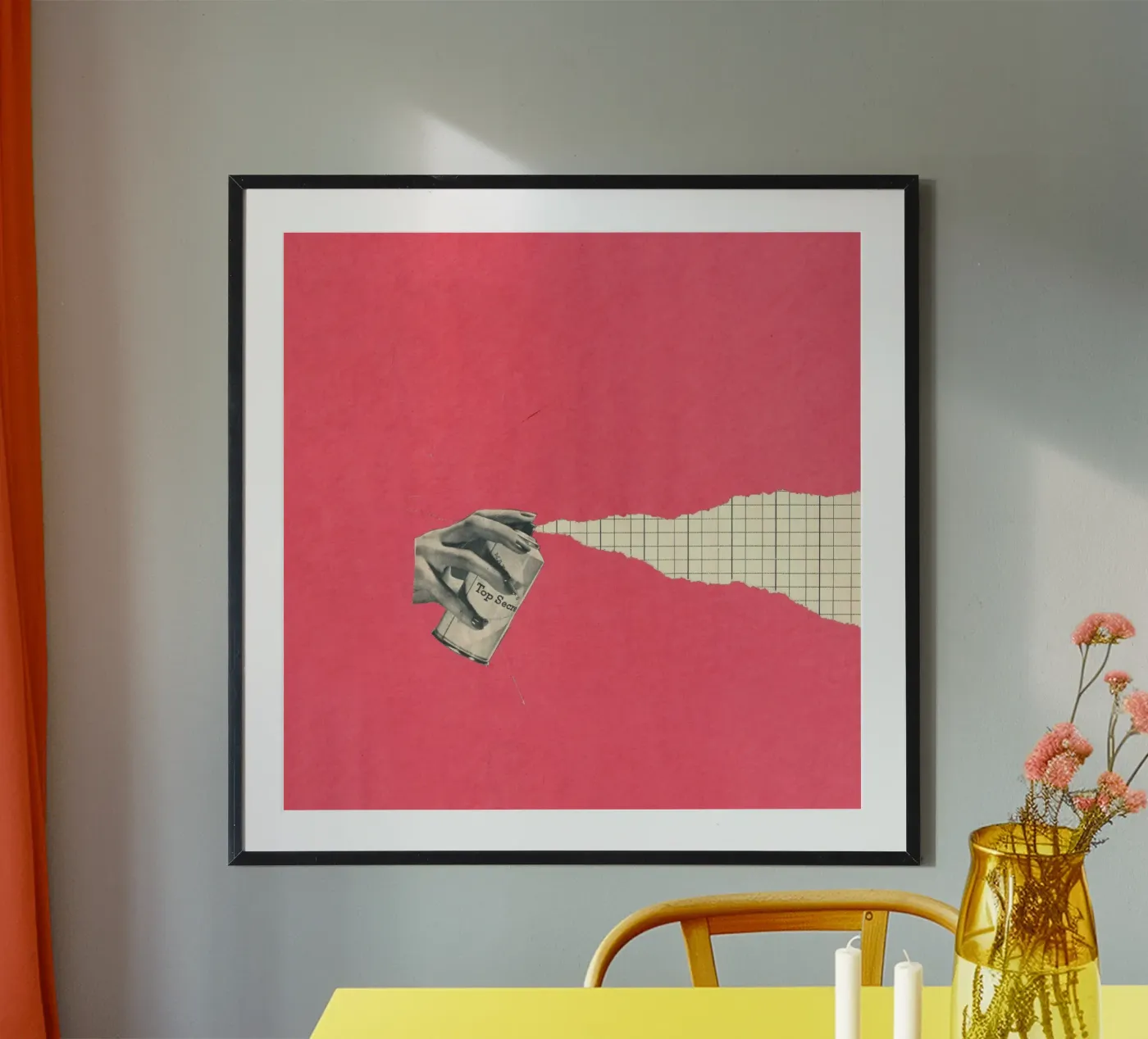 Spray Torn poster by Carlos Quitério