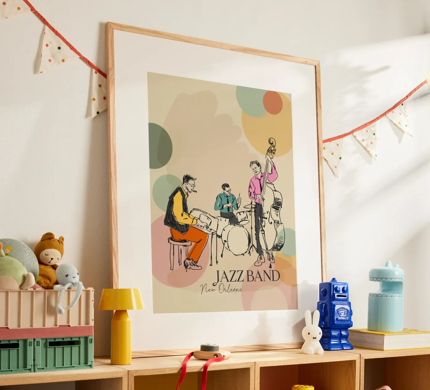 Jazzband Poster von Indigo Rain