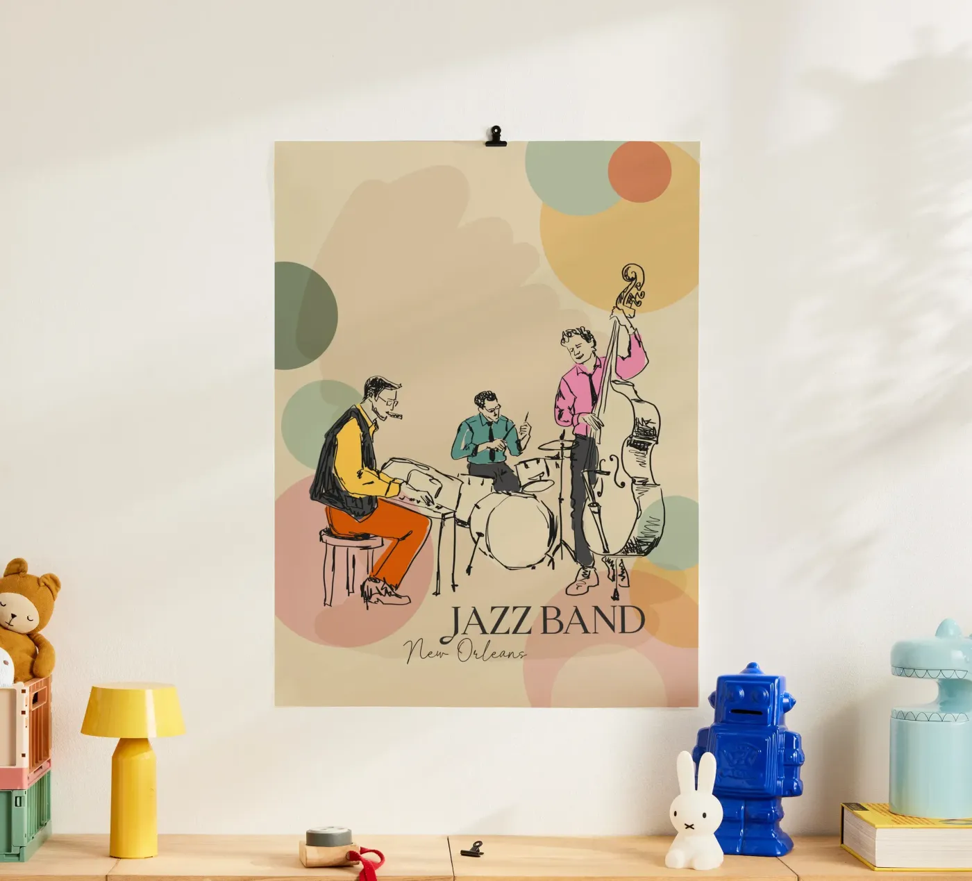 Jazzband Poster von Indigo Rain